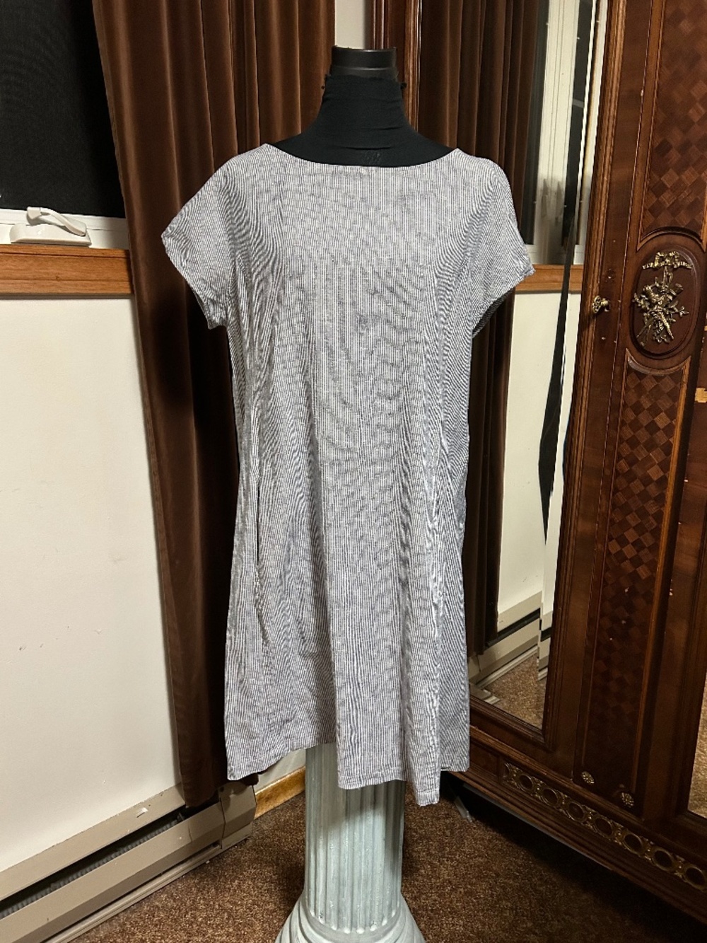 Loose Fit Eileen Fisher Dress with Pockets